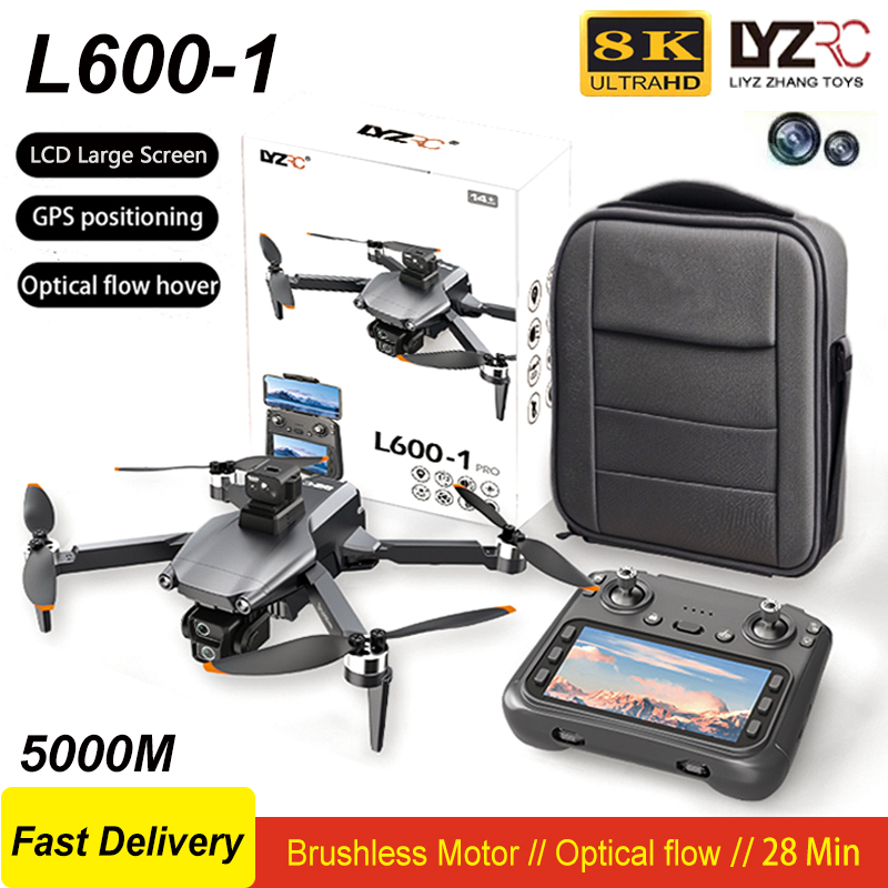 Drone Thermal Imaging - New L600-1 GPS Drone Professional 8K