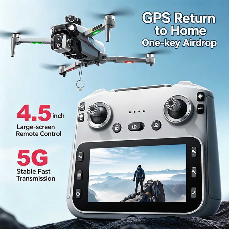 K19 MAX GPS Drone 4K Professio - Drone Surveying ulasan dan harga