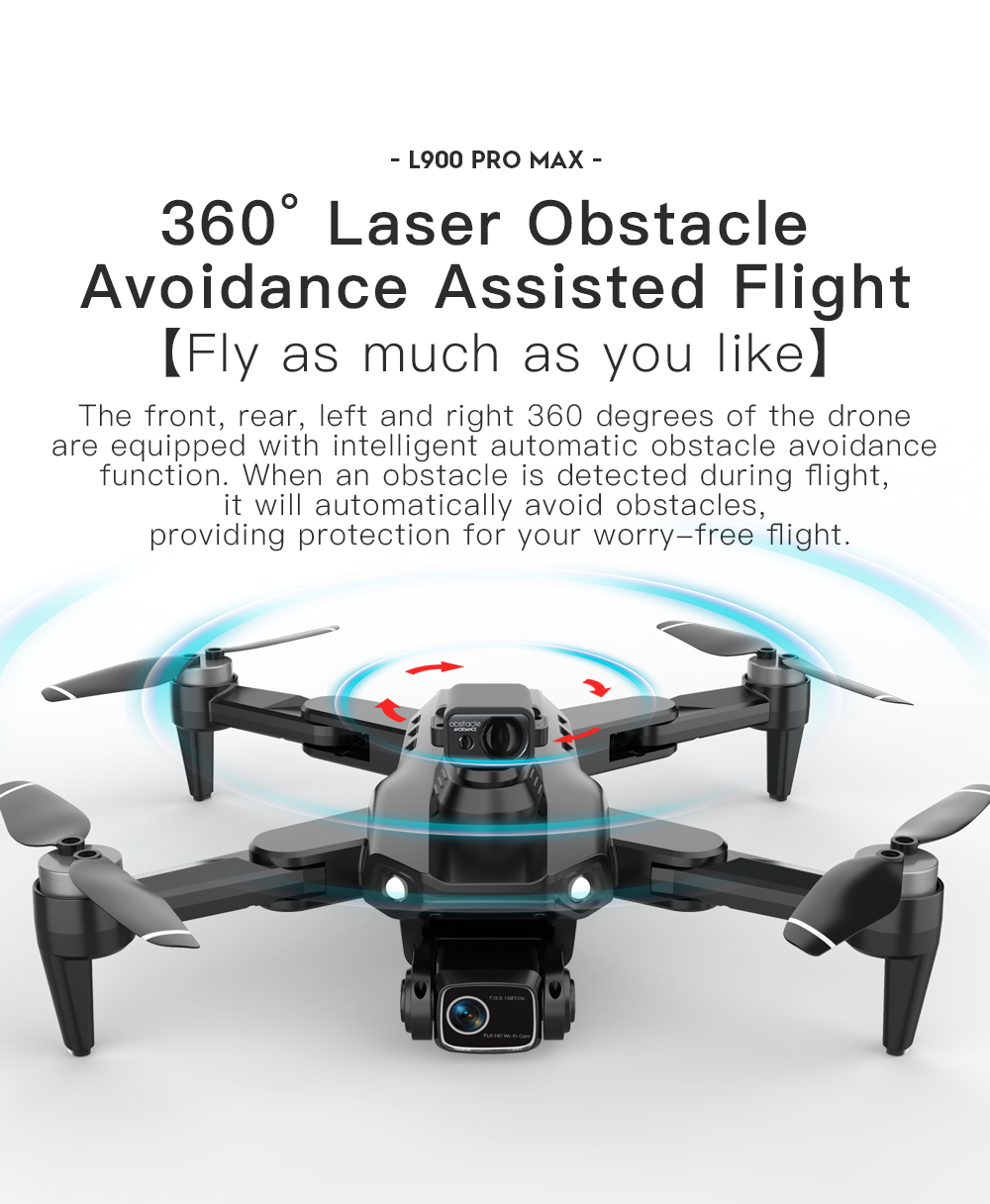 LYZRC L900 PRO MAX Laser obsta - Drone Mapping ulasan dan harga