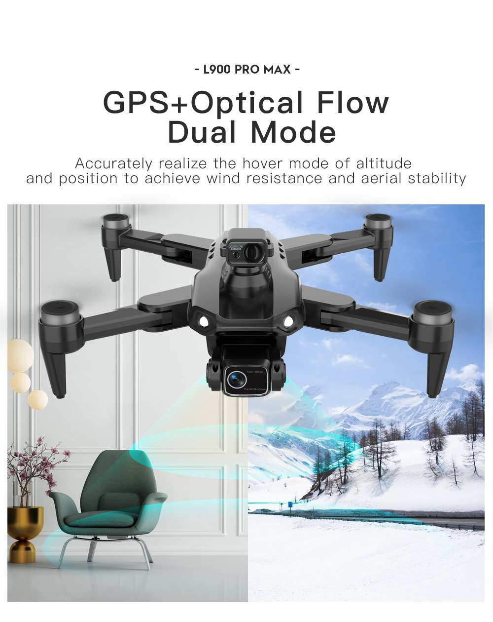 LYZRC L900 PRO MAX Laser obsta - Drone Mapping ulasan dan harga